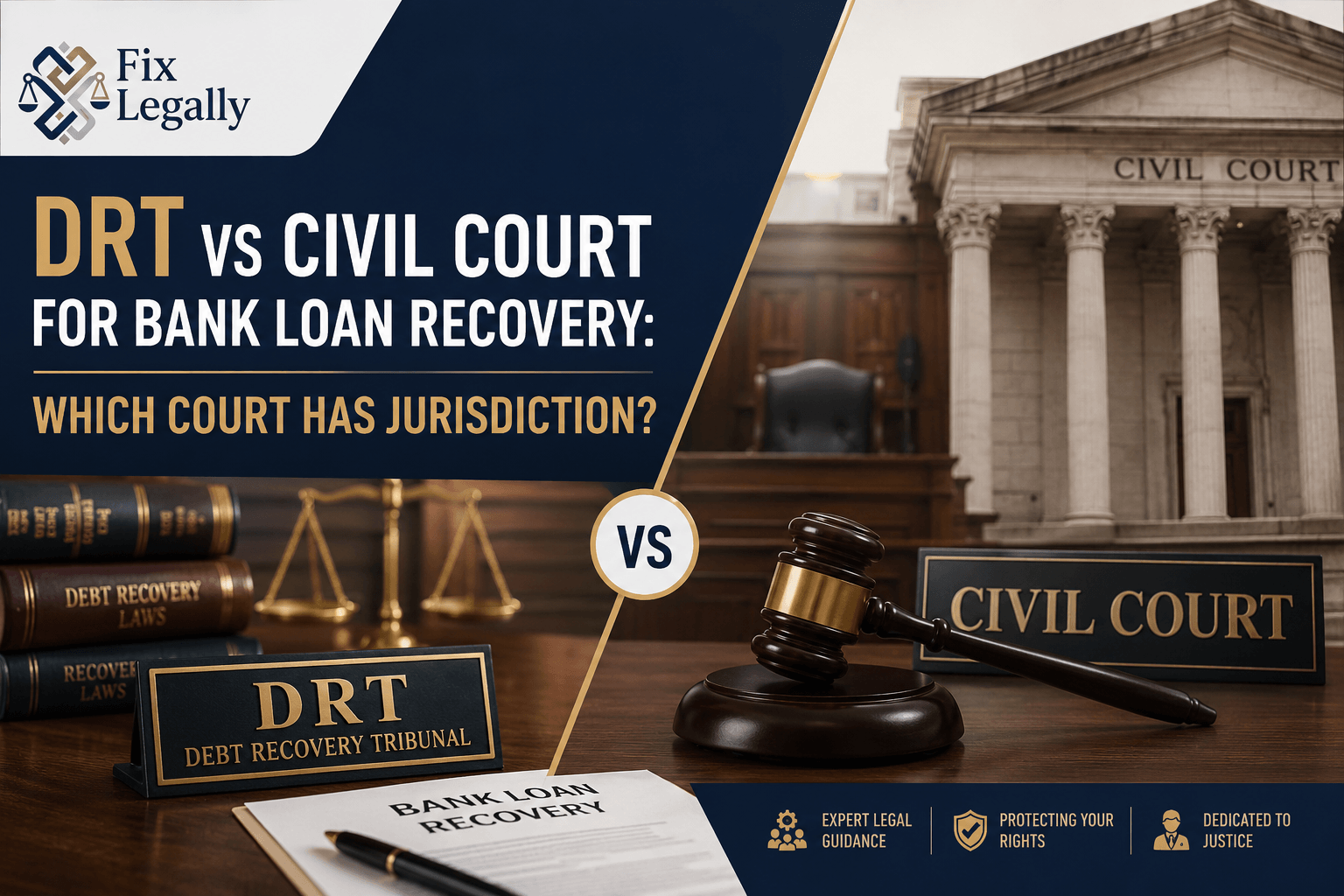 DRT vs Civil Court for Bank Loan Recovery: Which Court Has Jurisdiction?