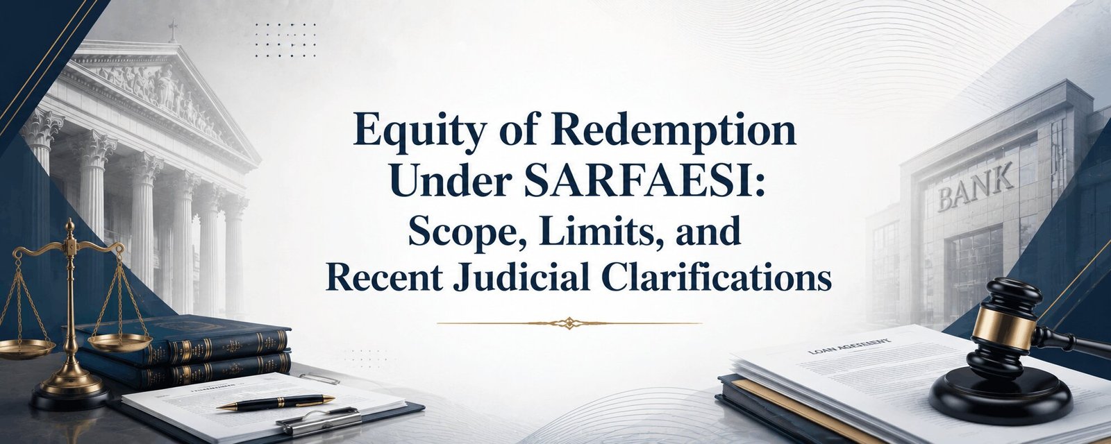 Equity of Redemption Under SARFAESI: Scope, Limits, and Recent Judicial Clarifications