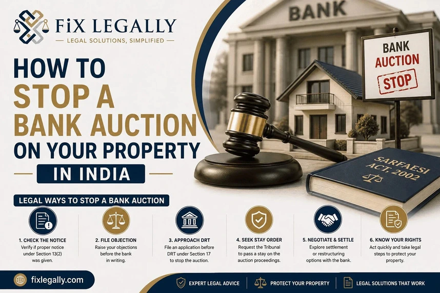 How to Stop a Bank Auction on Your Property in India