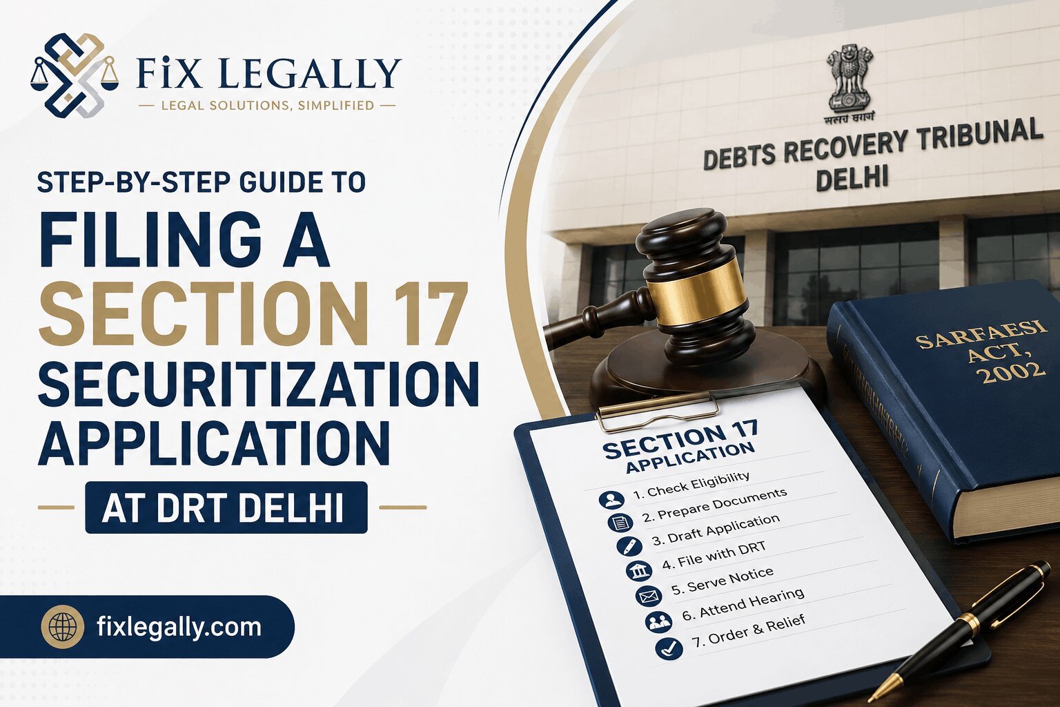 Step-by-Step Guide to Filing a Section 17 Securitization Application at DRT Delhi