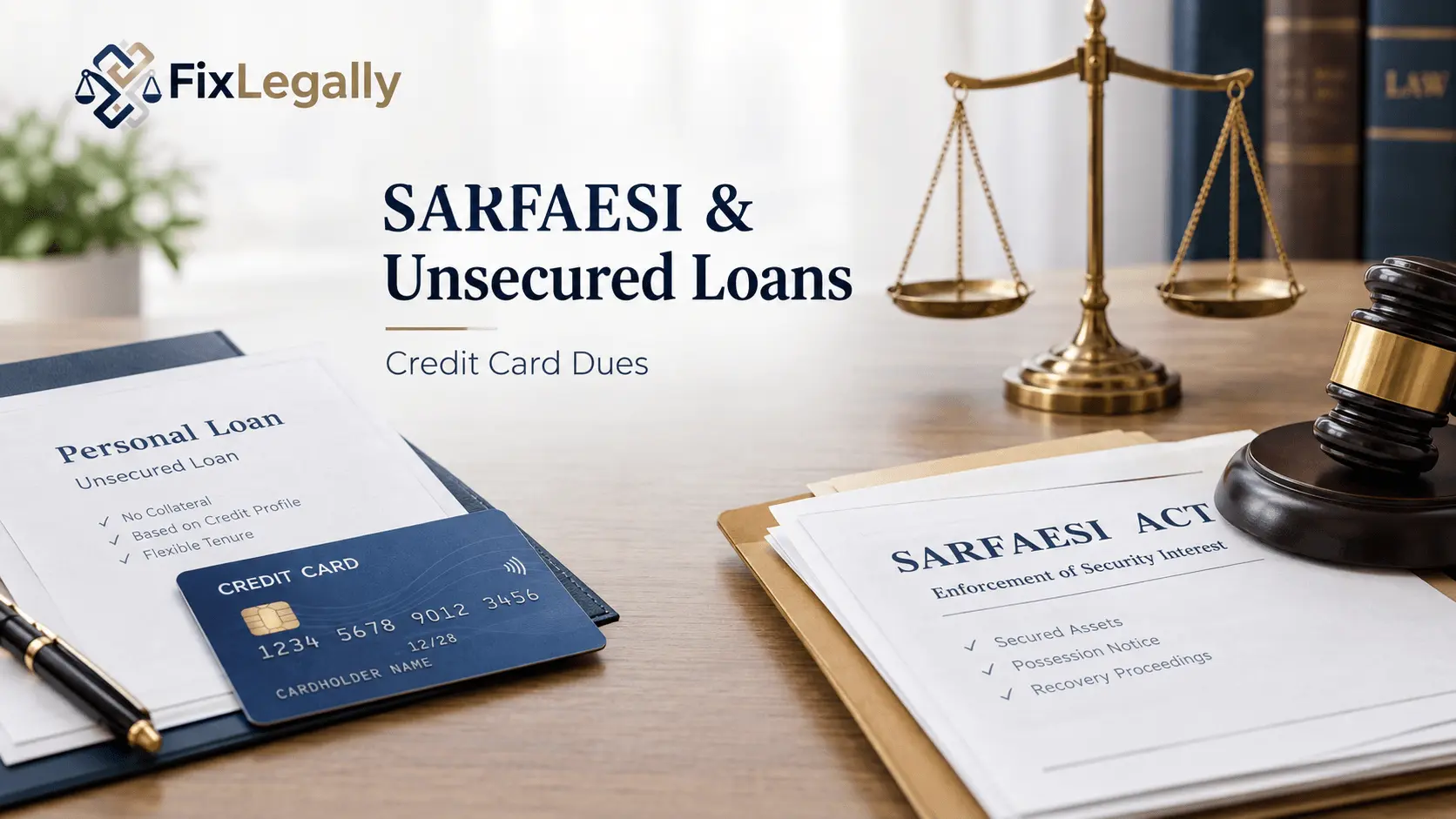 Can SARFAESI Apply to Unsecured Loans or Credit Card Dues?